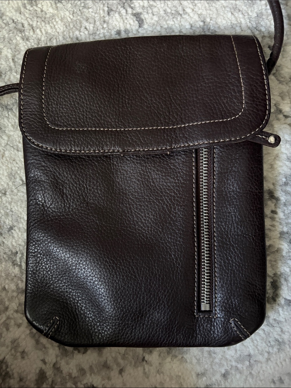 Vintage tignanello leather crossbody bag
